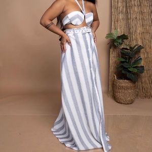 Two piece maxi skirt set. Never worn.